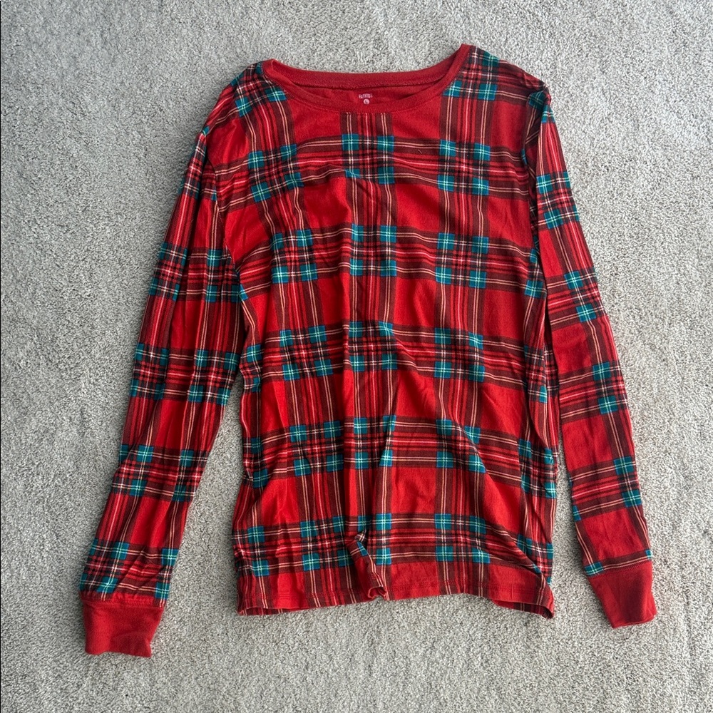 FabKids Red and Blue Plaid Shirt